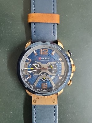 Curren Relogio Masculino Blue Men's Watch - 8329