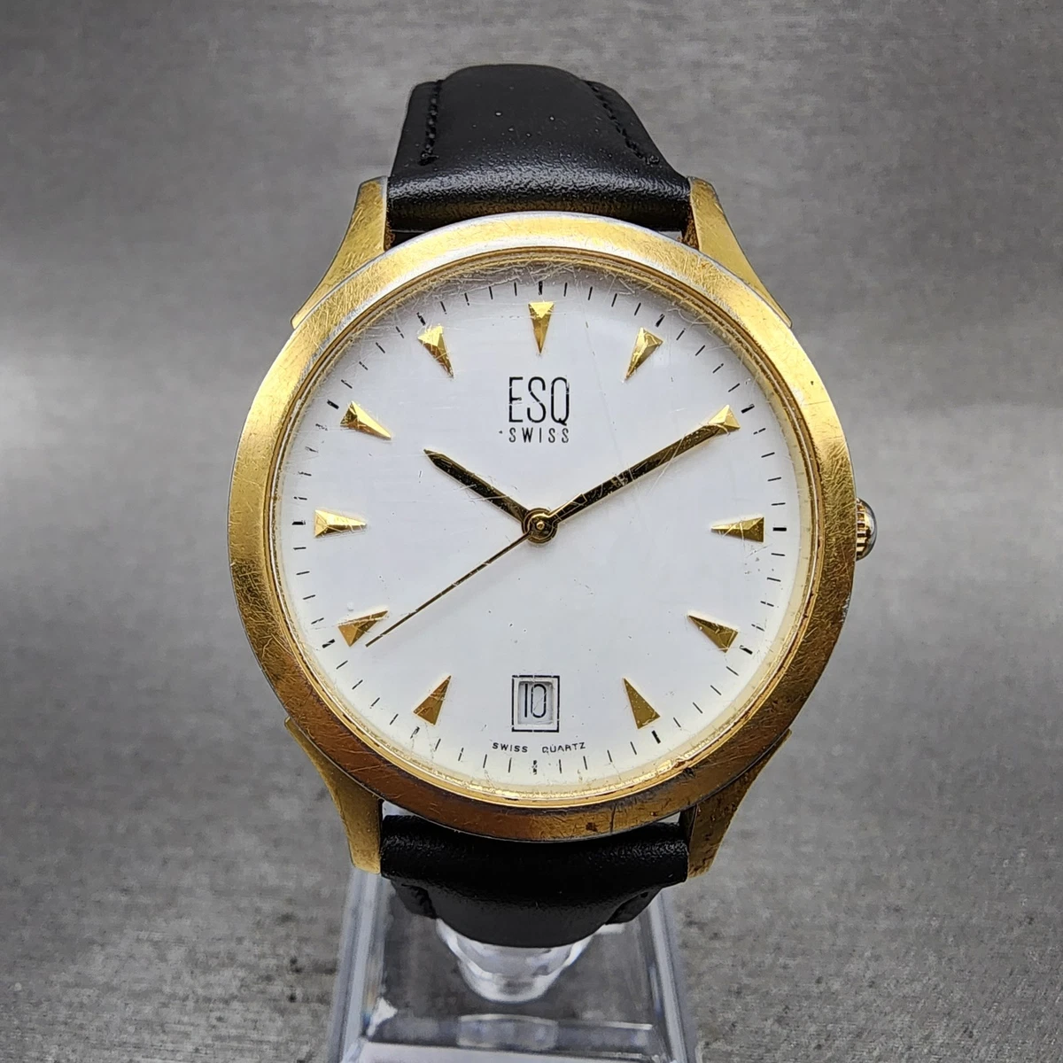 ESQ Movado Leather Wristwatches for sale | eBay