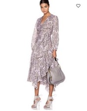 💗 Zimmermann Henna Panelled Wrap Dress Size 3 💗