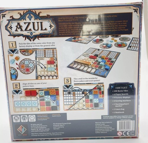 Azul Board Game Board Games newly sealed , 2-4 Players - Picture 2 of 15