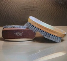 Lot Of Vintage Horse Hair Shoe Shine Brushes Professional