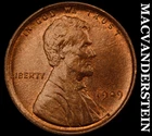 1909 VDB Lincoln Wheat Cent- Choice Gem Brilliant Uncirculated Luster #J1170
