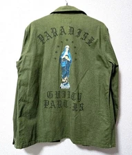 Wacko Maria Guilty Parties Heaven Tokyo Military Fatigue Jacket XL Herringbone