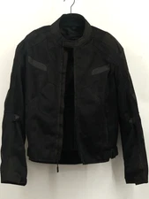 Vance USA Leather Men's Black Mesh Textile Motorcycle Jacket Size Medium