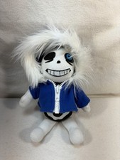 Weird Handmade Sitting Sans Plush Undertale Stuffed Plush Toy Blue Zip Fur Coat