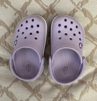 Baby Girls Light Purple Crocband Crocs