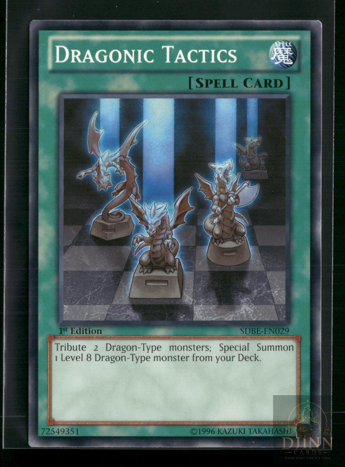 DRAGONIC TACTICS SDBE-EN029 C YU-GI-OH 1ST EDITION NM/M
