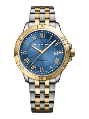 Raymond Weil Men's 8160-STP-00508 Tango Blue Dial 41mm Watch MSRP $1675
