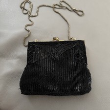 Vintage 1950's Magid Beaded Evening Bag Purse