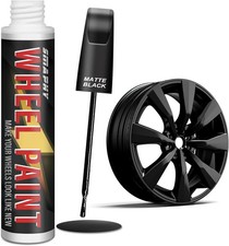 Matte Black Rim Touch Up Paint Wheel Scratch Repair Pen for Car Wheel Rims
