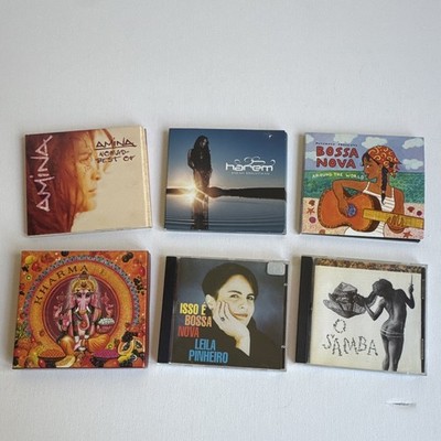 World Music CD Lot 6 Bossa Nova Samba Amina Sarah Brightman Putumayo Chillout