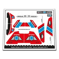Replacement Sticker For Set 8068 -Rescue Helicopter