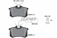Bremsbelagsatz Scheibenbremse Textar 2355403 FüR Ford Seat Vw Galaxy Alhambra 1
