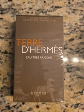 TERRE D'HERMES EAU TRES FRAICHE EDT 4.2oz-125mL Spray Discontinued SEALED-BOX