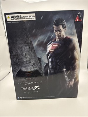 Play Arts Kai Superman Batman v Superman Dawn of Justice Figure NEW Sealed A7