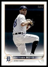 2022 Topps Matthew Boyd Detroit Tigers #128
