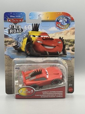 Disney Pixar Cars On The Road Color Changers Rumbler Lightning McQueen New