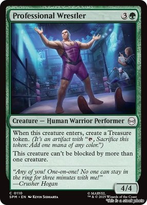 Professional Wrestler (SPM 110), Normal, Marvel's Spider-Man, MTG