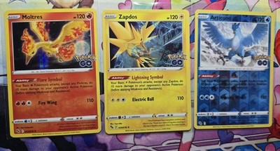 Pokémon Karten Moltres Zapdos Articuno EN NM    Holo Rare / Reverse Holo 