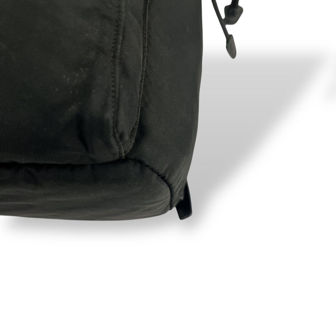 Prada drawstring mini backpack triangle logo back… - image 7