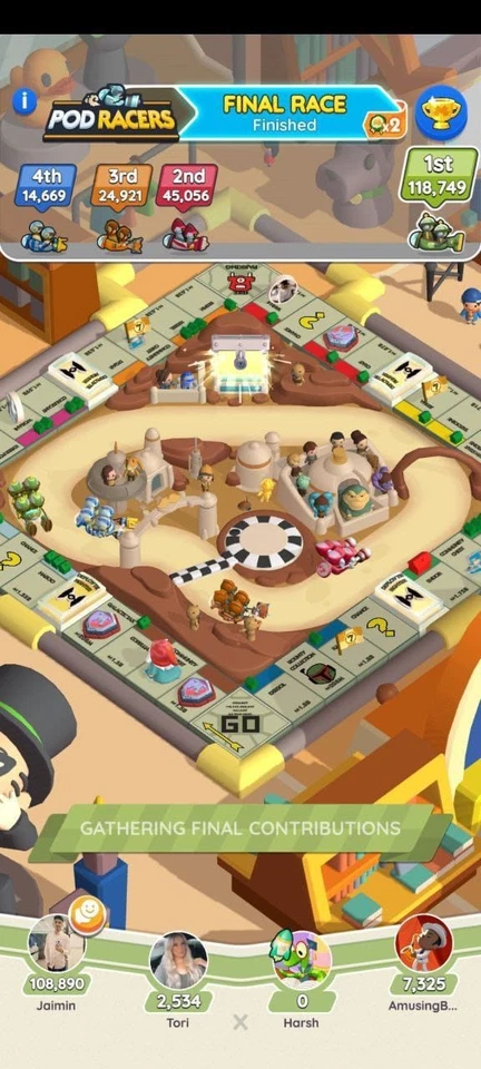 MONO_POLY_GO!!] TYCOON _RACE! FULL CARRY SLOT 🎰 GUARANTEED 💯 WIN YOUR RACE 🏎️ - Image 3 of 4