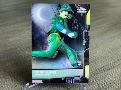 2026 Topps Chrome Black CARSON WILLIAMS  Nocturnal SP   Case Hit RAYS ROOKIE