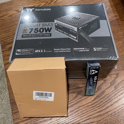 Thermaltake - Smart BM3 80+ Bronze PCIE Gen 5 ATX 3.0 750W Semi-Modular Power..