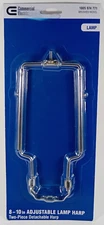 Commercial Electric Lamp Harp Brushed Nickel 8" to 10" Adjustable. Brand New.