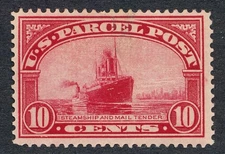 UNITED STATES (US) Q6 MINT F-VF HINGED 10c PARCEL POST
