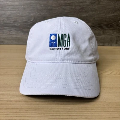 MGA Senior Tour Hat Cap Strap Back White Ripstop Embroidered Minnesota Mens Golf - Image 1 of 4
