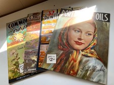 VINTAGE WALTER T FOSTER ART BOOKS, SET OF FOUR OIL, PAINTING GUIDES