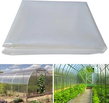 6 mil 33 x 15 Ft Greenhouse Plastic Film Sheeting Cover Farm Plastic Cover Tarp