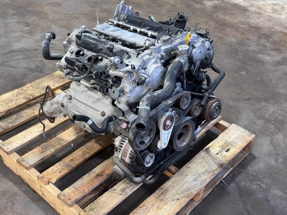 Nissan 370Z 2009-2020 3,7 L VQ37VHR MOTOR piezas centrales solo 2016 Nismo 94 k Foto 2 de 4