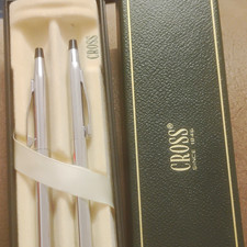 Cross Pen  Pencil Set in Case/Box, 2-Piece Writing Instruments