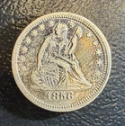 1856-P Seated Liberty Silver Quarter-No Arrows VF+