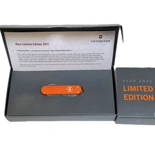 Victorinox Swiss Army Classic Tiger Orange Alox Multitool Limited Edition 2021