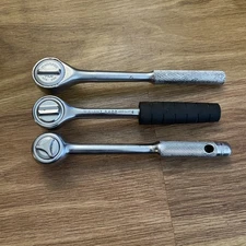 Wright 3400, Indestro Super 2775 & Thorsen 77JC USA Made 3/8” Drive Ratchet Lot