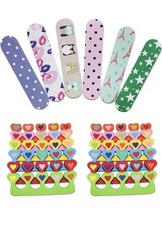 ZMOI 6 Pieces Colorful Girly Mini Emery Nail Files  6 12 Piece Set, Assorted