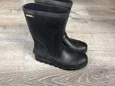 Sorel Youth Northerner Waterproof Rain Boots Girls Size 2 Black NY1901-010