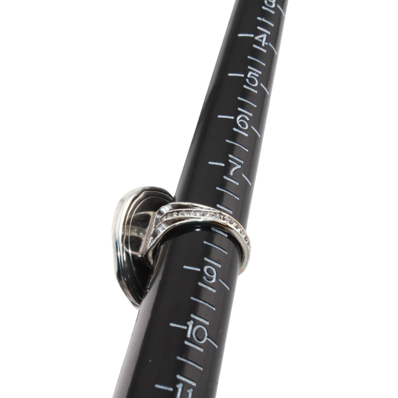 Brighton Trinity Brushed Silver Large Ring Size 8 - image 6