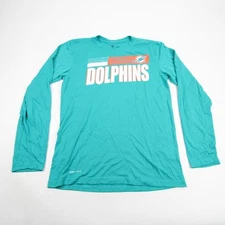 Miami Dolphins Nike NFL On Field Dri-Fit Long Sleeve Shirt Men's Teal New