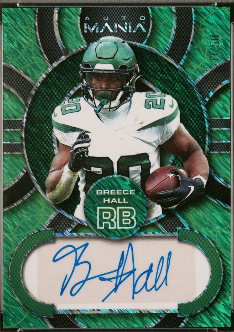 2022 Wild Card Auto Mania Retail Breece Hall #AM-C84 for sale | eBay