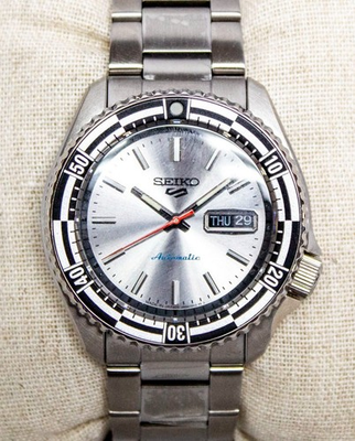 #ad SEIKO 5 Sports 55th Anniversary Special Edition Automatic Men#x27;s Watch Silver $179.99