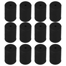 12Pcs Silicone Cabinet Handle Covers Durable Drawer Handle Edge Protectors Black