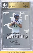 2015 Leaf Metal Draft Armed & Dangerous 1/1 Cody Fajardo #AD-CF1 READ 9b4