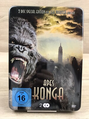 DVD   APES KONGA   5 Filme Metallbox mit über 350 Min. Laufzeit   Special Ed#M50