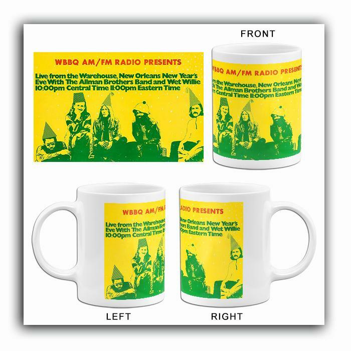 Allman Brothers Band - Wet Willie - 1970 - New Orleans LA - Concert Mug |  eBay