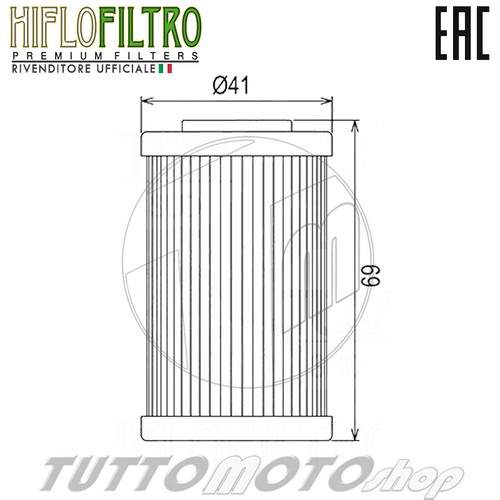 Filtro Aria + Olio KTM Duke 125 4T ABS 2017-2023 / Kit Filtri HIFLO Manutenzione - Foto 2 di 5