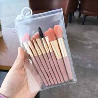 8Pcs Makeup Brush Set Foundation Blush Eyeshadow Lip Brushes Make Up Bag Case UK