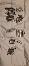 Vintage 60 Pieces Metal Perm Rod Lot As Pictured